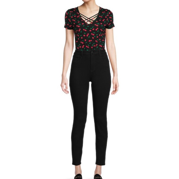 No Boundaries Denim - No Boundaries High Rise Skinny Jeans Black Size 19